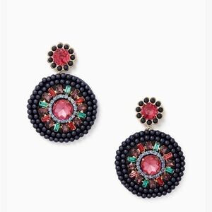 150 Kate Spade Luminous Leather Statement Earrings